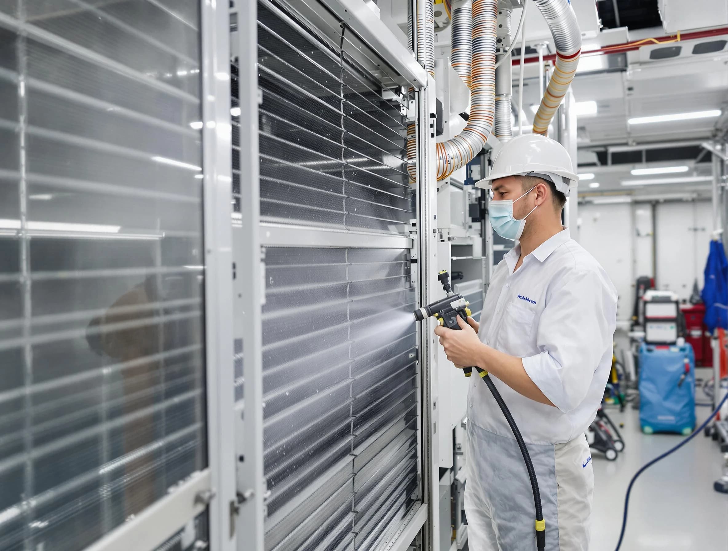 Professional AC coil cleaning by Fitchburg Air Duct Cleaning in Fitchburg