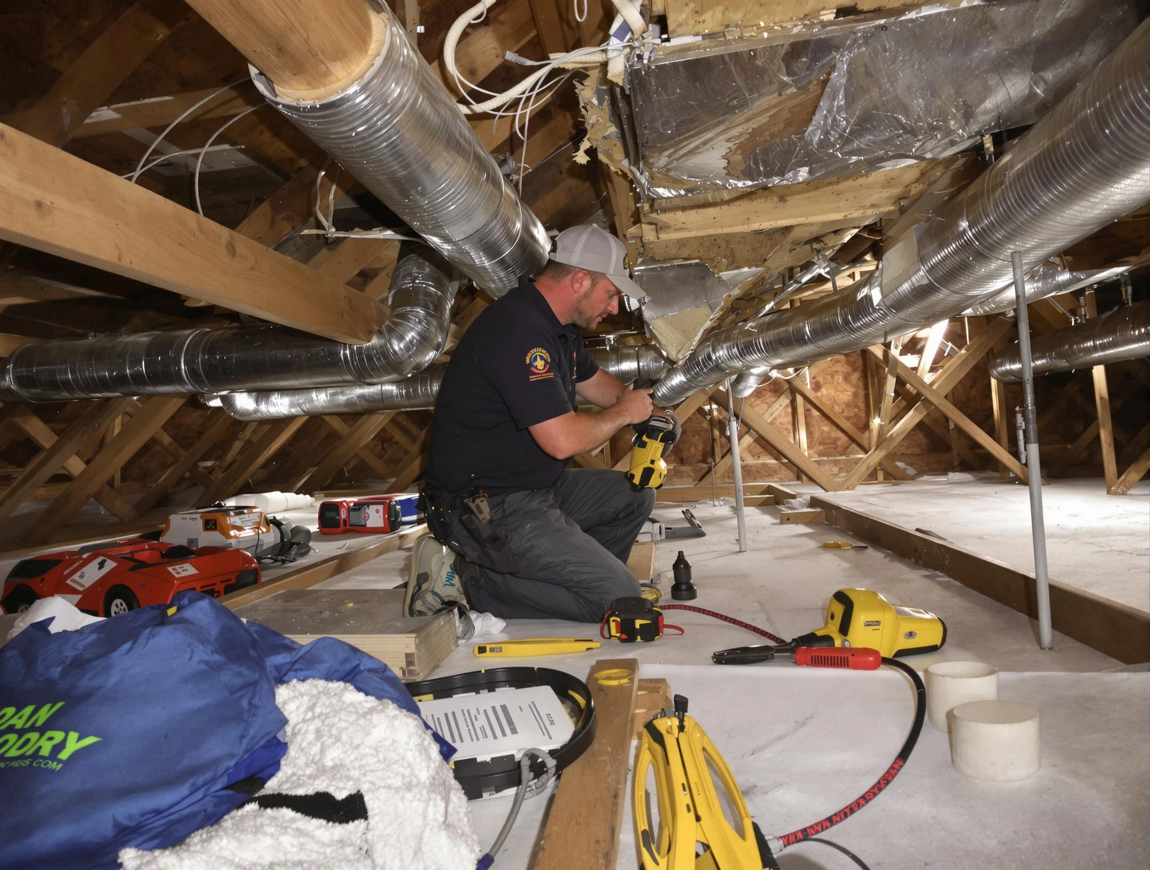 Professional air duct repair by Fitchburg Air Duct Cleaning in Fitchburg