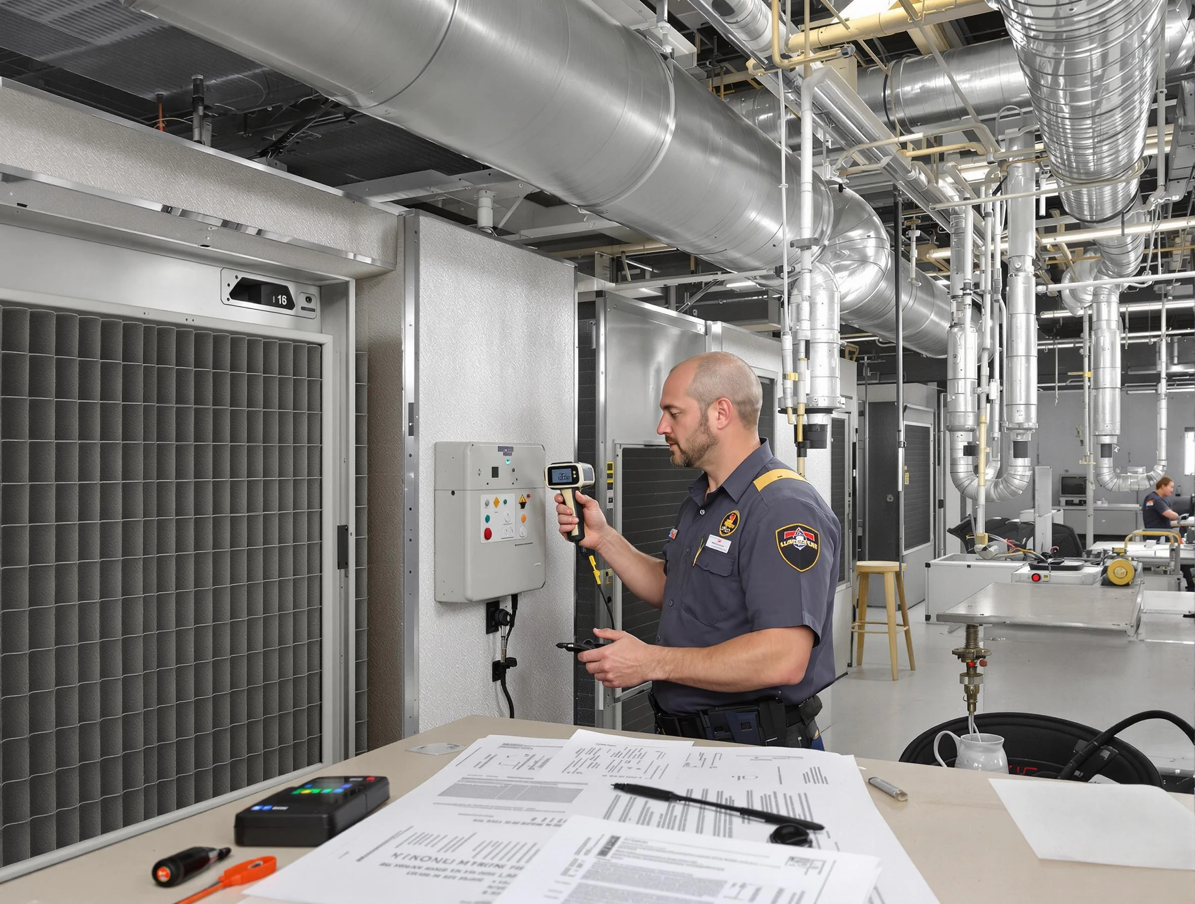 Professional filter system inspection by Fitchburg Air Duct Cleaning in Fitchburg